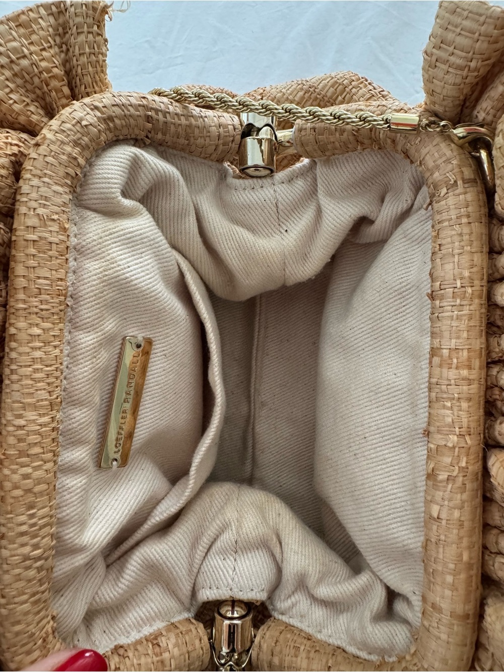 Loeffler Randall Willa Woven Bag in Natural - Picture 11 of 11